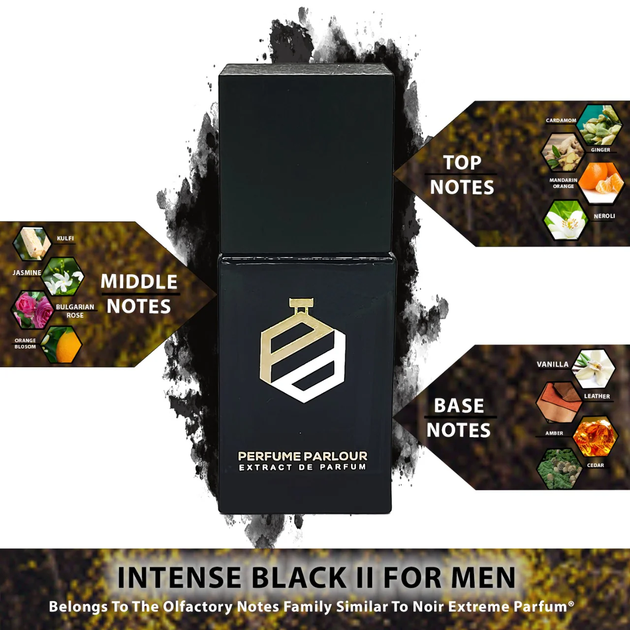 Intense Black II For Men - 1488 - Image 2