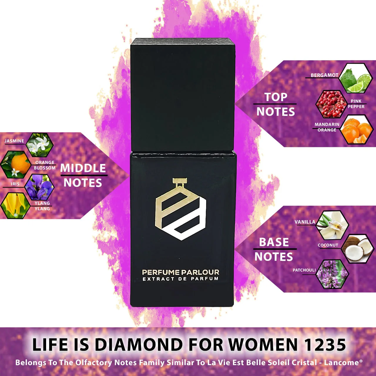 Life Is Diamond For Women - 1235 - Image 2