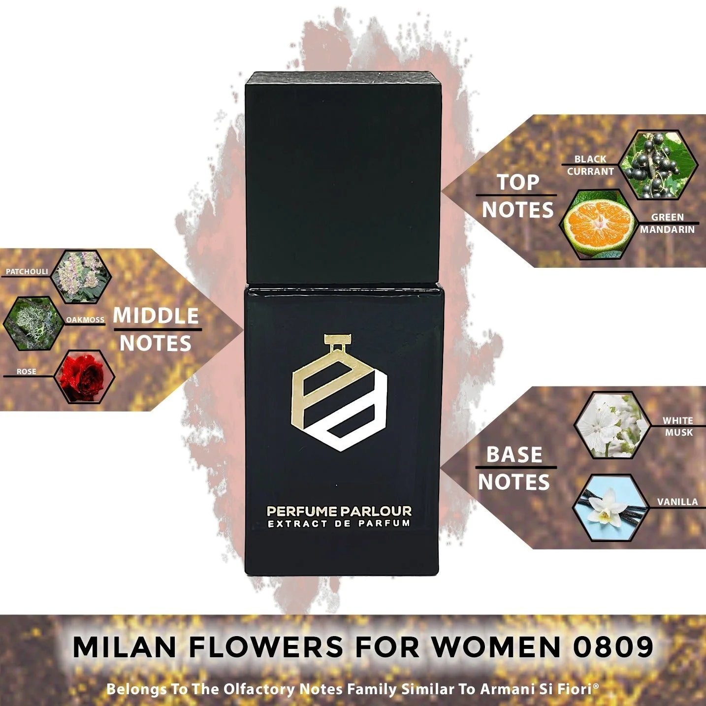 Milan Flowers For Women - 0809 - Image 2
