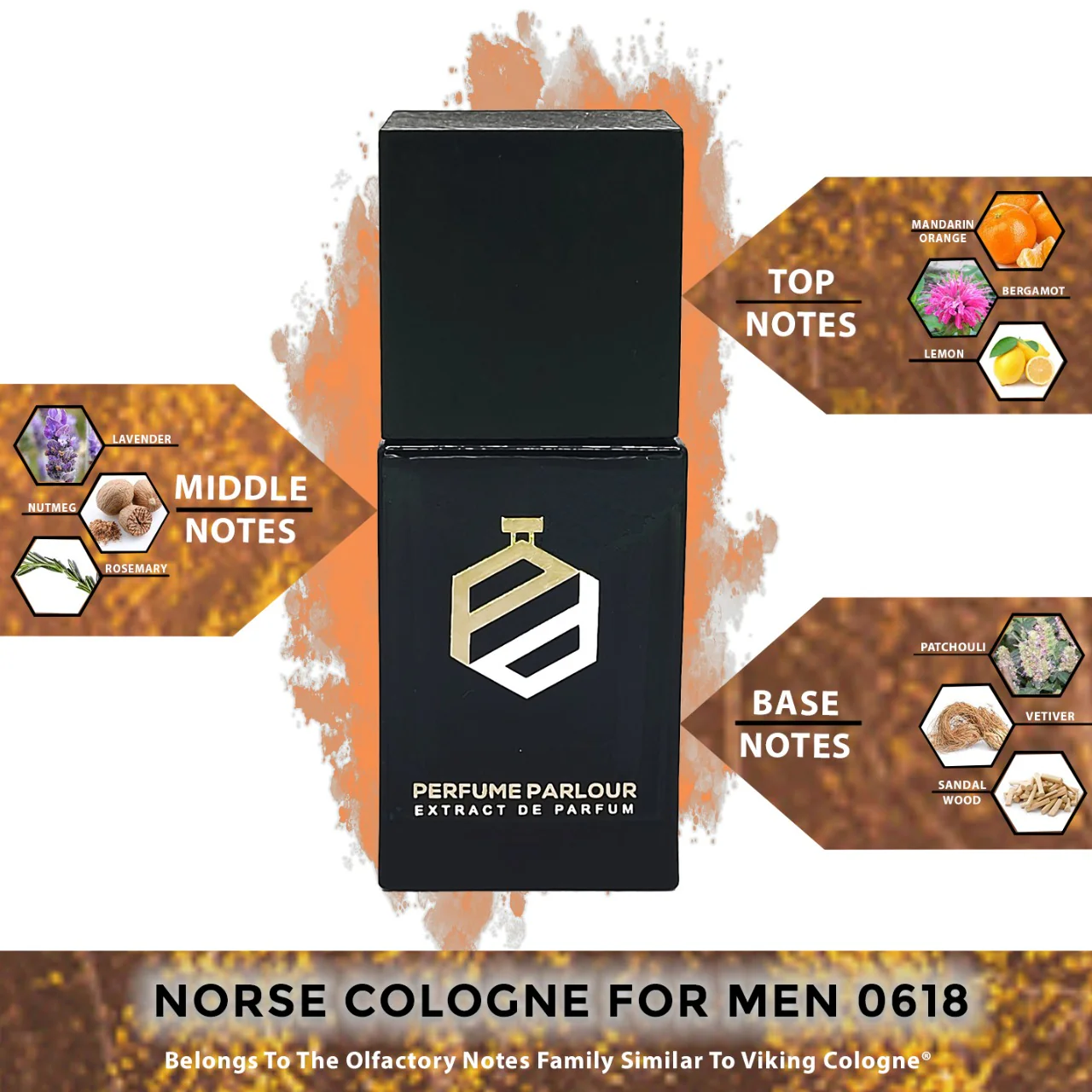 Norse Cologne For Men - 0618 - Image 2
