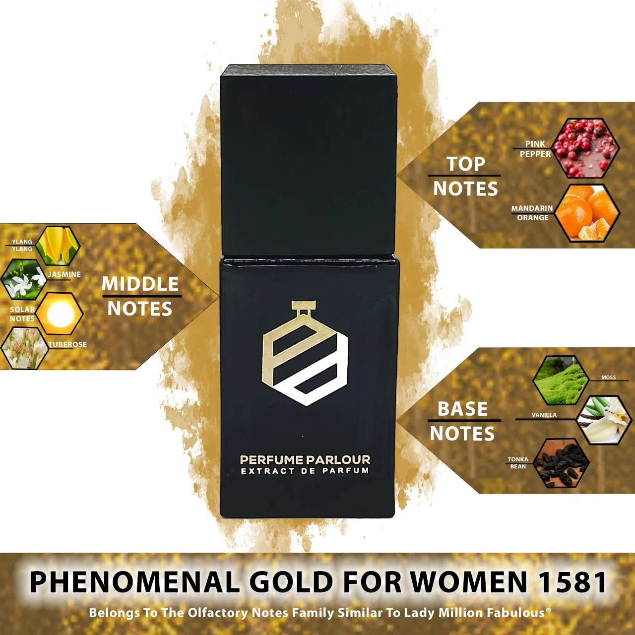 Phenomenal Gold For Women - 1581 - Image 3