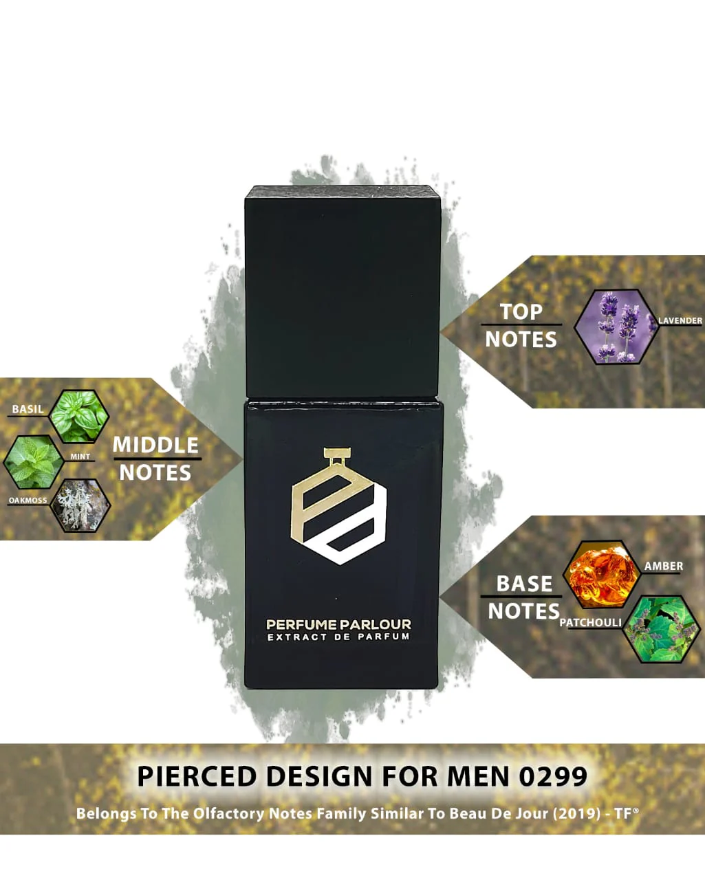 Pierced Design For Men - 0299 - Image 2