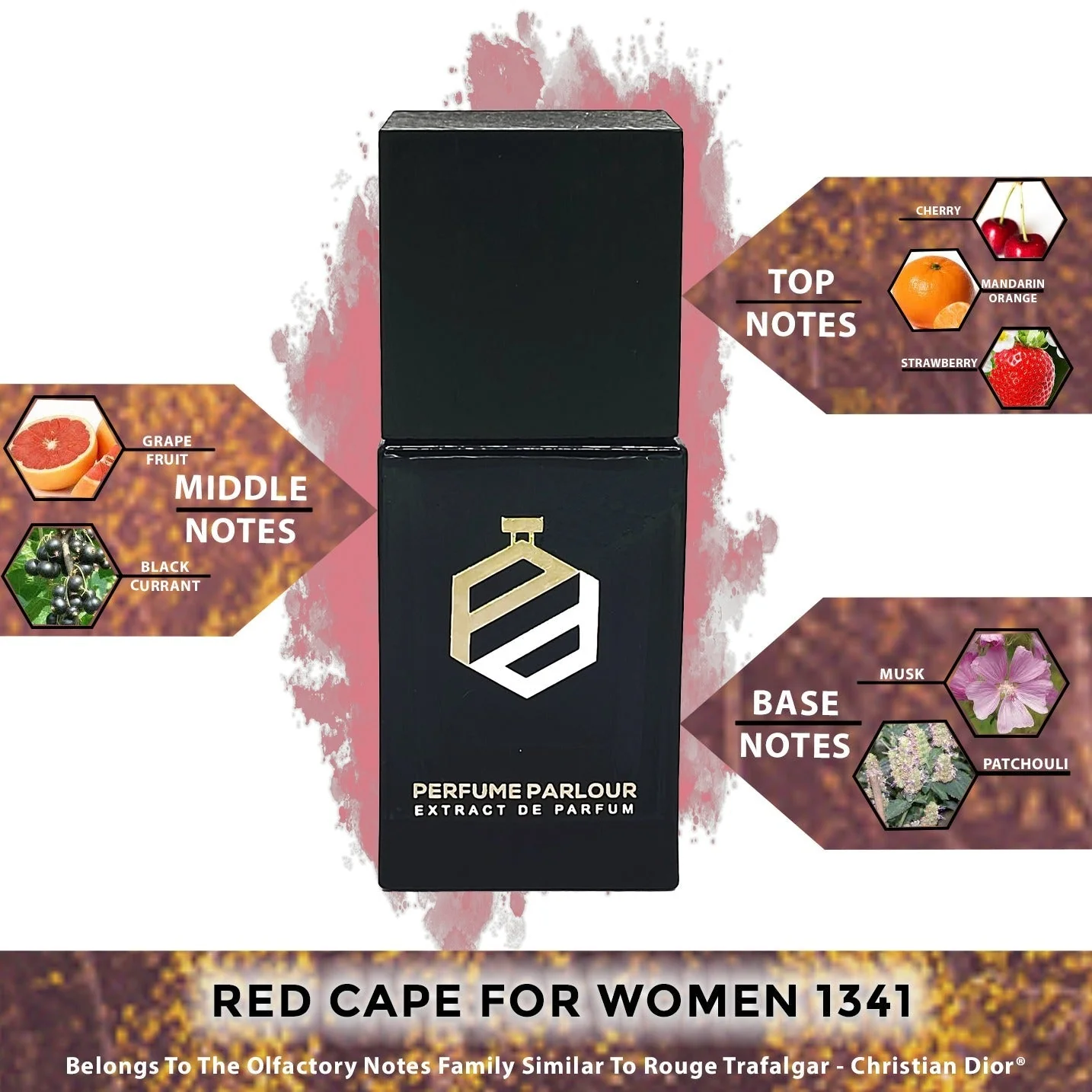 Red Cape For Women - 1341 - Image 2