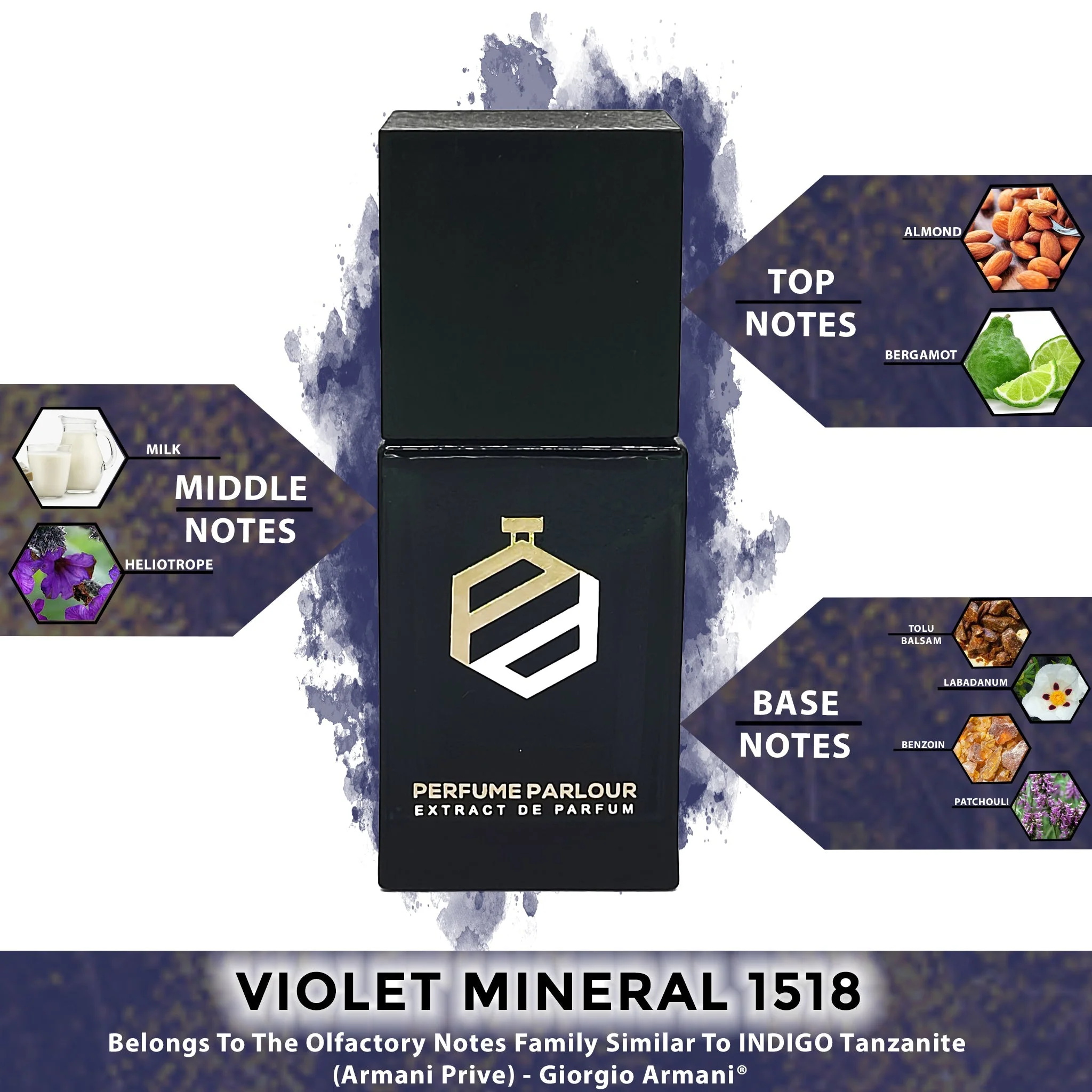 Violet Mineral - 1518 - Image 2